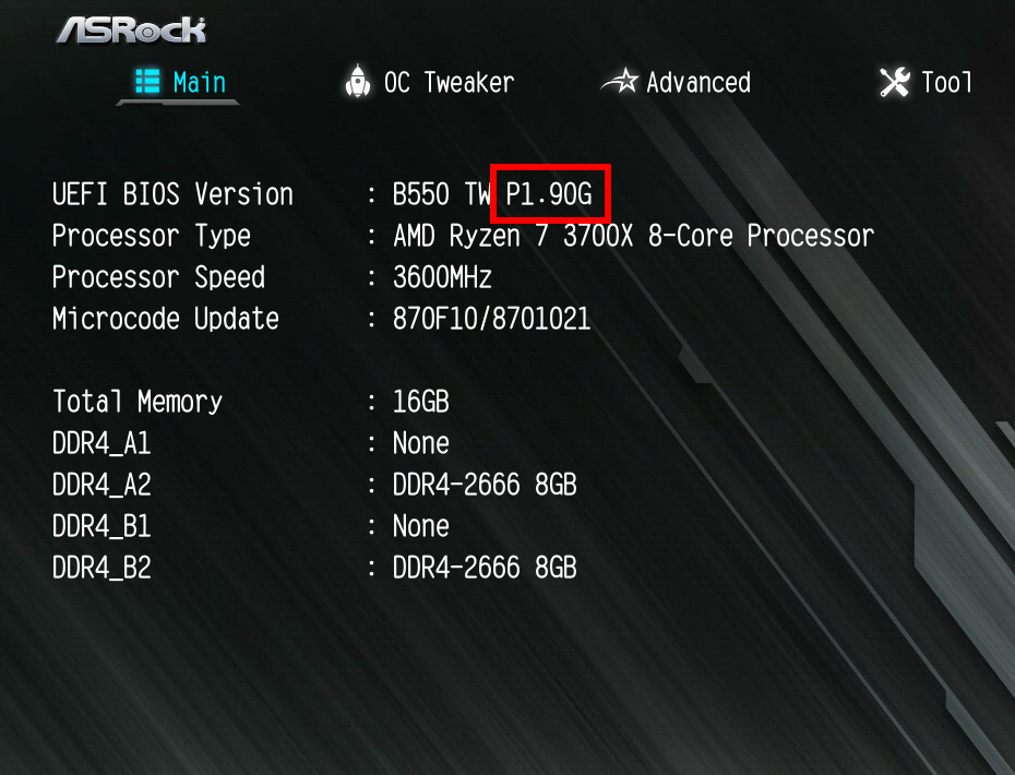 ASRock B550 TW 搭載 サードウェーブ製 PC 用ドライバー、USB 問題修正